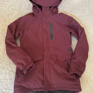 Volcom snow coat M plum